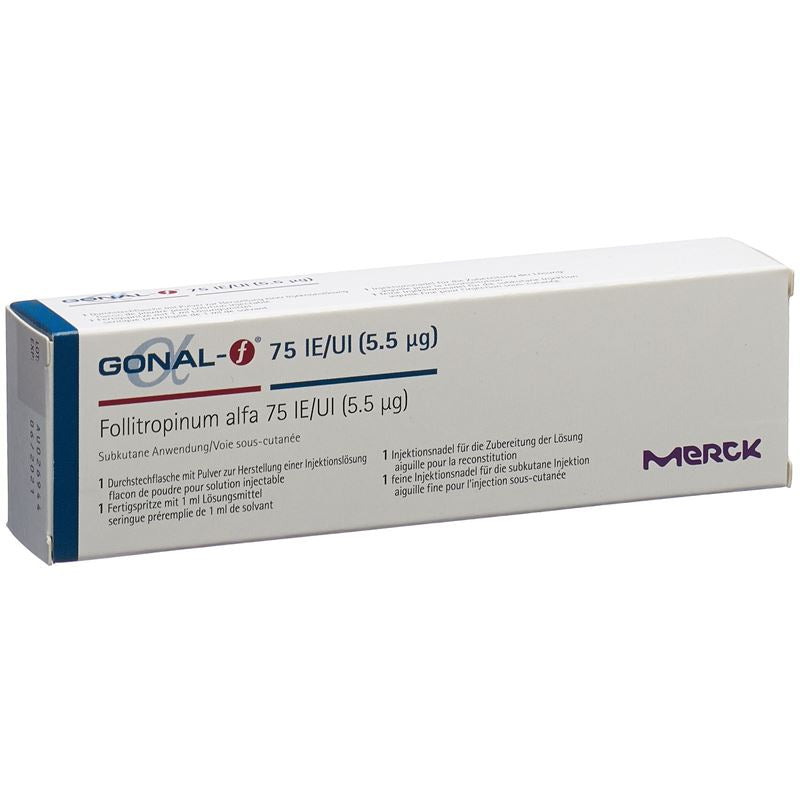 GONAL-F Trockensub 75 IE (5.5 mcg) Inj kit