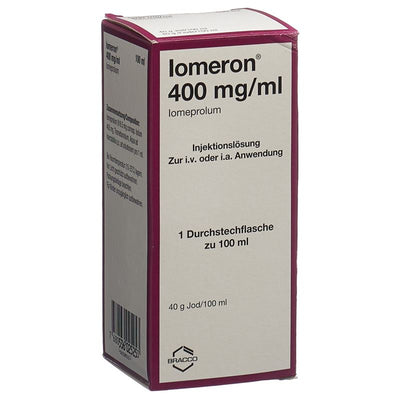 IOMERON Inj Lös 400 mg/ml 100ml Fl