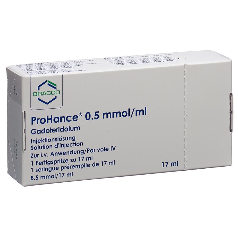 PROHANCE Inj Lös 8.5 mmol/17ml Fertigspr