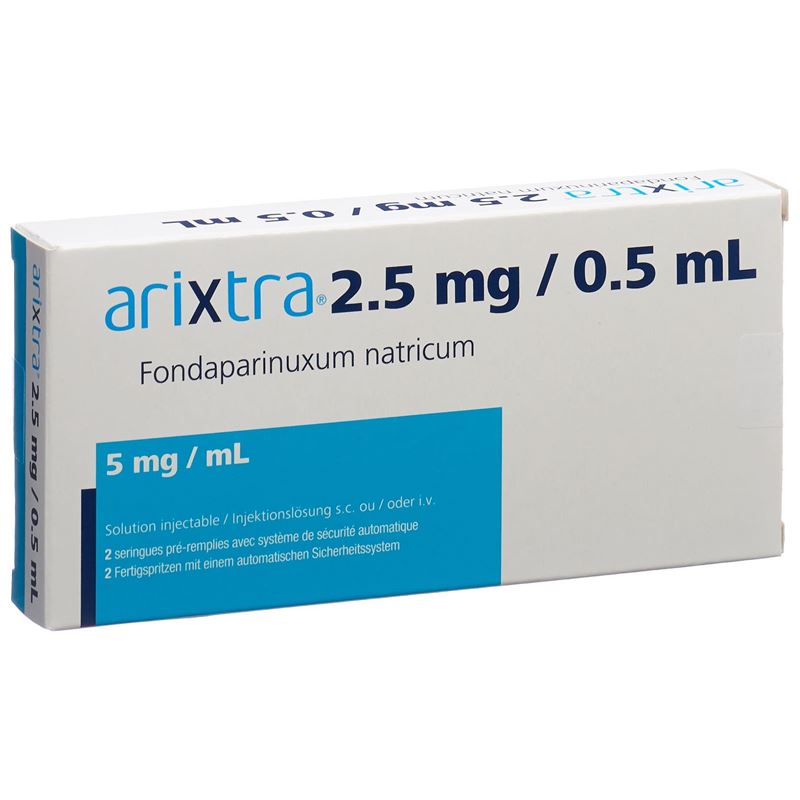 ARIXTRA Inj Lös 2.5 mg/0.5ml 2 Fertspr 0.5 ml