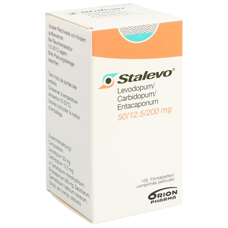 STALEVO Filmtabl 50/12.5/200mg Ds 100 Stk