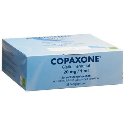 COPAXONE Inj Lös 20 mg/ml Fertspr 28 x 1 ml