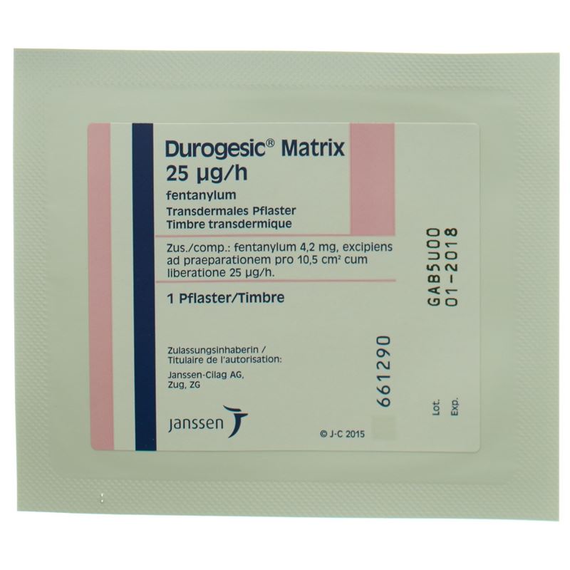 DUROGESIC Matrixpfl 25 mcg/h 5 Stk - CONTENTFRONT