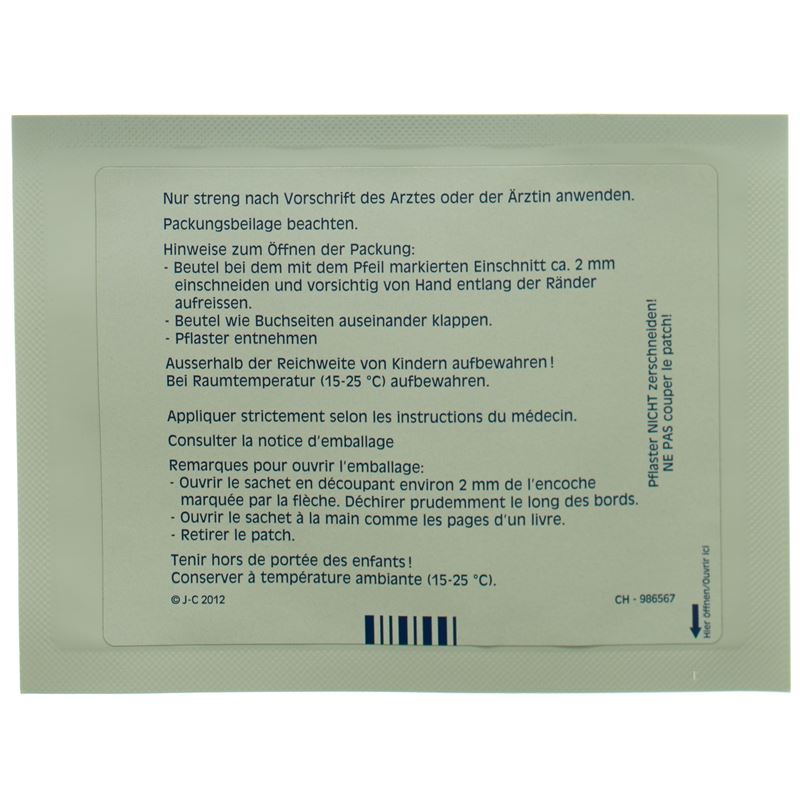 DUROGESIC Matrixpfl 50 mcg/h 5 Stk - CONTENTBACK