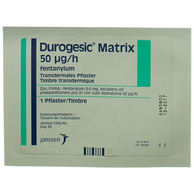 DUROGESIC Matrixpfl 50 mcg/h 5 Stk - CONTENTFRONT