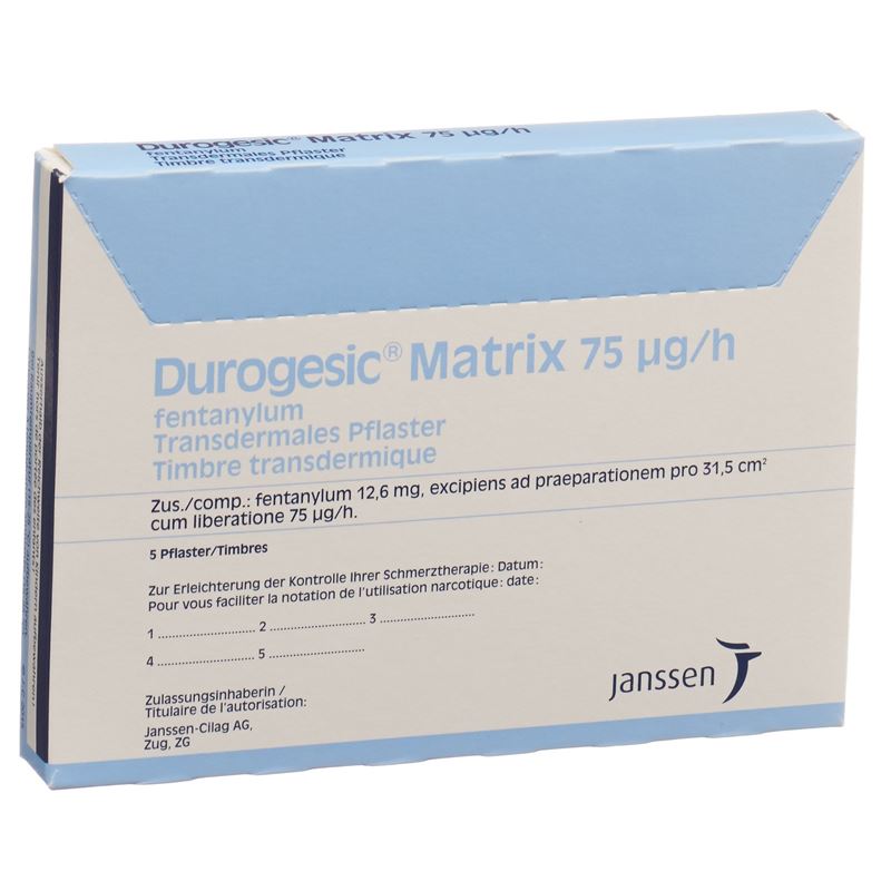 DUROGESIC Matrixpfl 75 mcg/h Btl 5 Stk