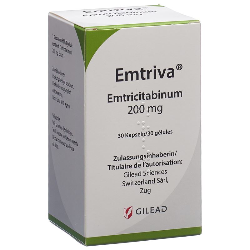 EMTRIVA Kaps 200 mg Ds 30 Stk