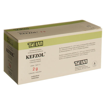 KEFZOL Trockensub 2 g Fl 10 Stk