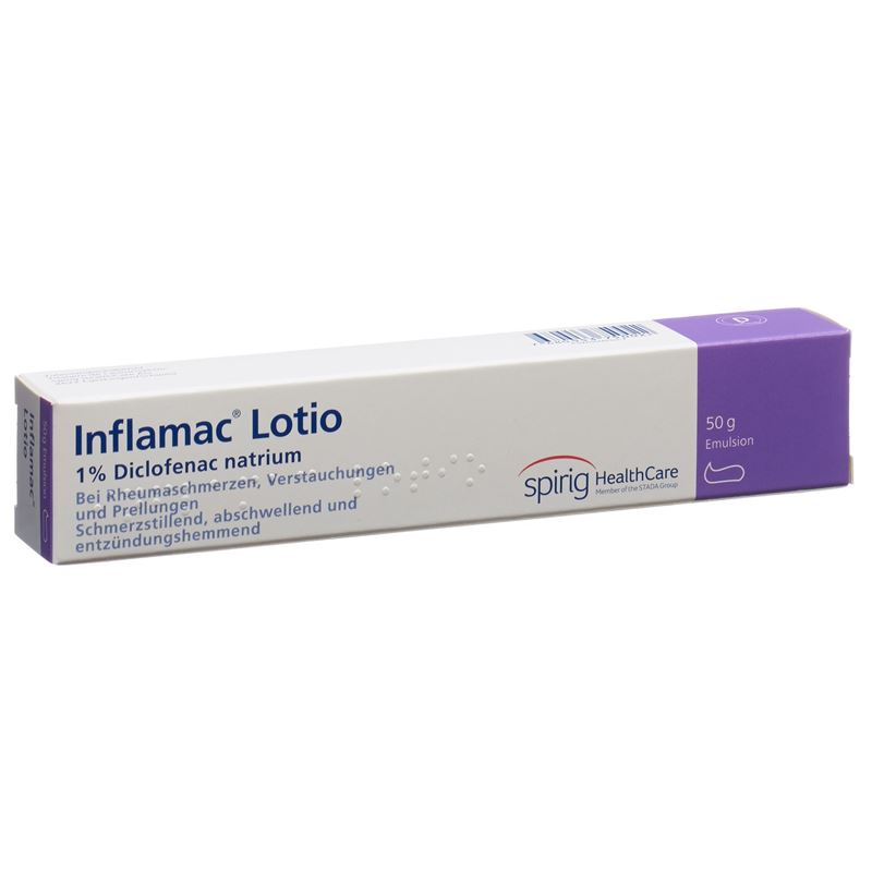 INFLAMAC Lotio Emuls 1 % Tb 50 g