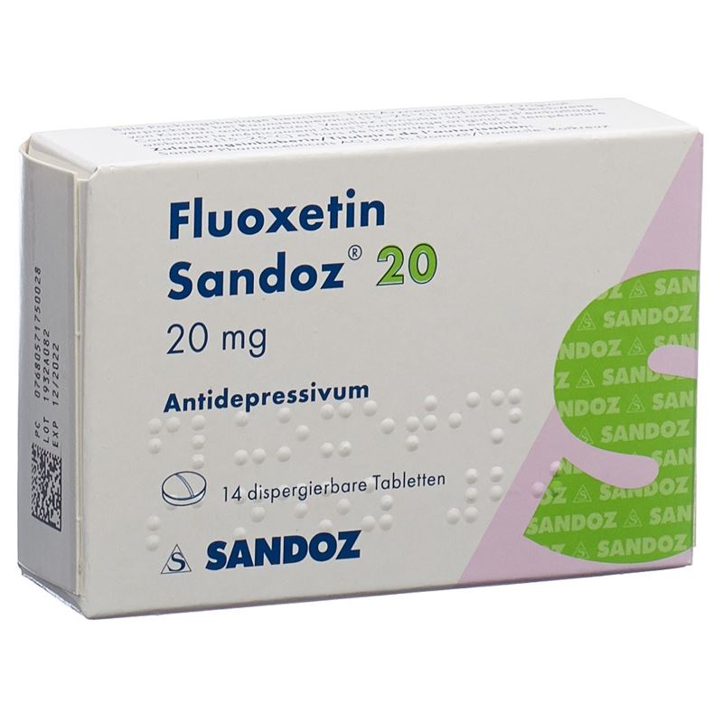 FLUOXETIN Sandoz Disp Tabl 20 mg 14 Stk