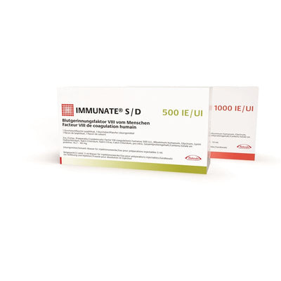 IMMUNATE S/D Trockensub 1000 IE cum Solv Durchstf