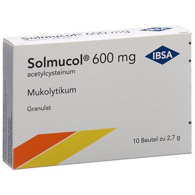 SOLMUCOL Gran 600 mg o Zucker (D) Btl 10 Stk