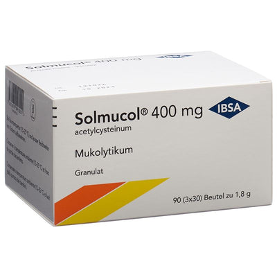 SOLMUCOL Gran 400 mg o Zucker 90 Btl 1.8 g