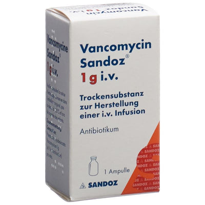 VANCOMYCIN Sandoz Trockensub 1 g i.v. Durchstf