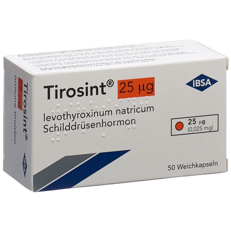 TIROSINT Kaps 25 mcg 50 Stk