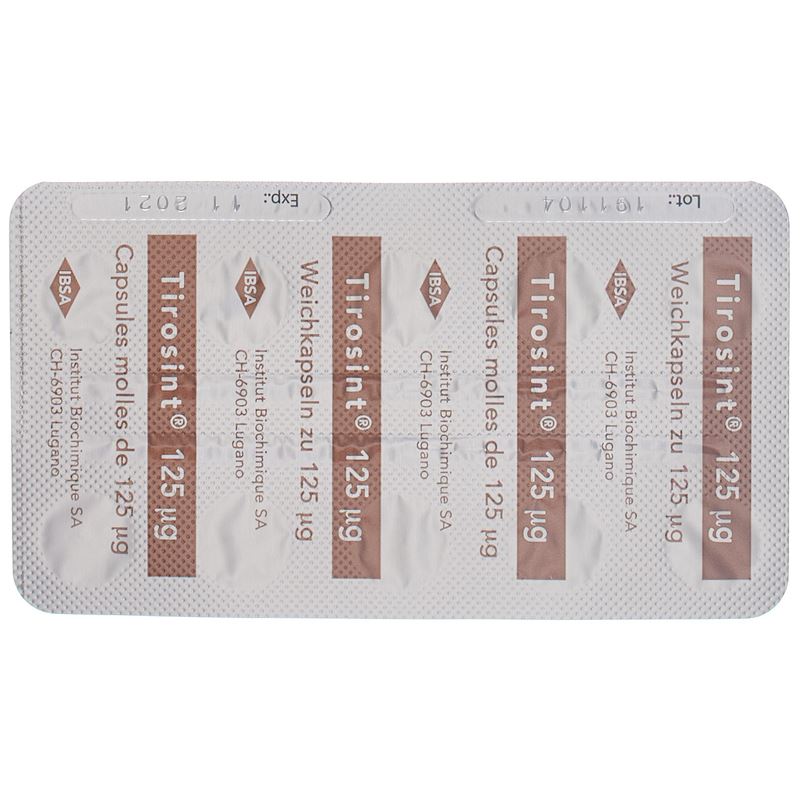 TIROSINT Kaps 125 mcg 100 Stk - CONTENTBACK