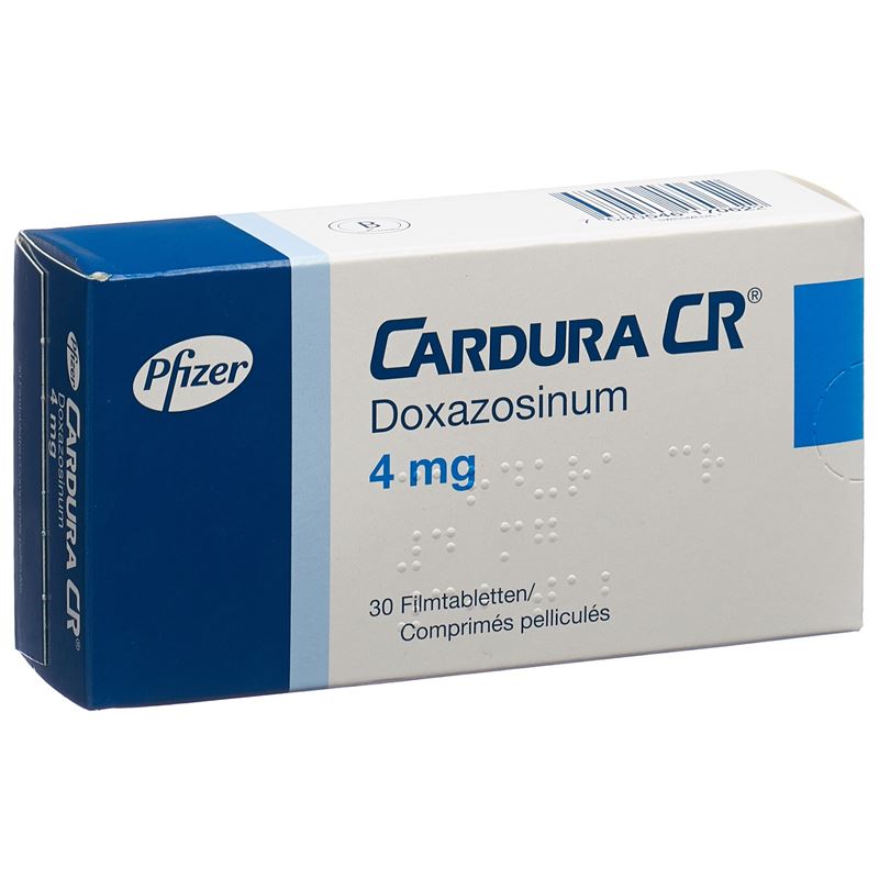 CARDURA CR Ret Tabl 4 mg 30 Stk