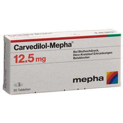 CARVEDILOL Mepha Tabl 12.5 mg 30 Stk