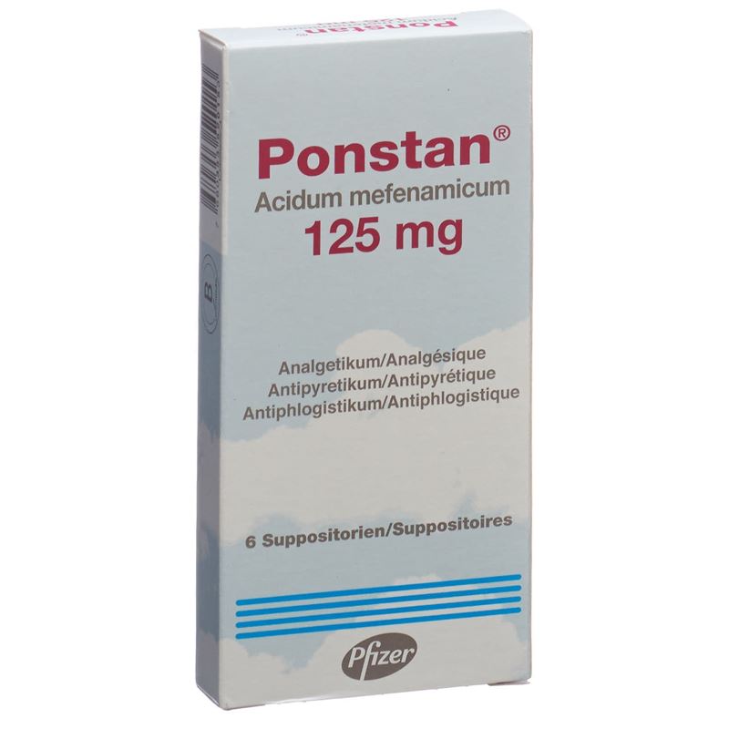 PONSTAN Supp 125 mg Kind 6 Stk