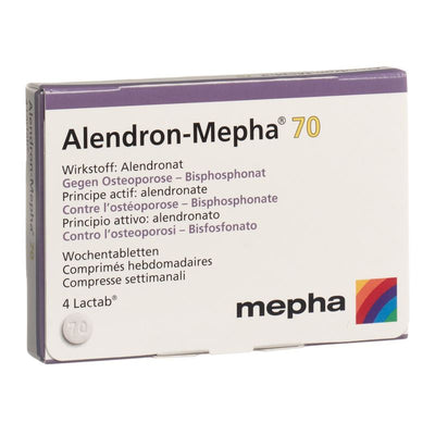 ALENDRON Mepha Lactab 70 mg 4 Stk