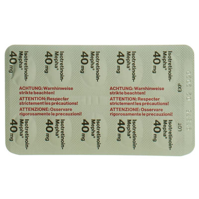 ISOTRETINOIN Mepha Solucaps 40 mg 30 Stk - CONTENTBACK