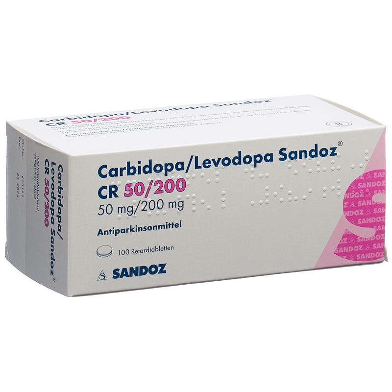 CARBIDO/LEVODO Sandoz CR Ret Tabl 50/200mg 100 Stk