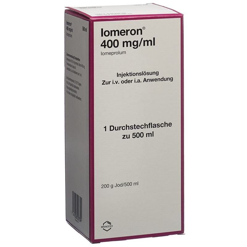 IOMERON Inj Lös 400 mg/ml 500ml Fl