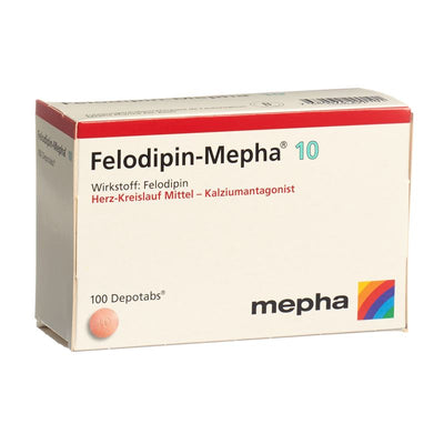 FELODIPIN Mepha Ret Tabl 10 mg 100 Stk