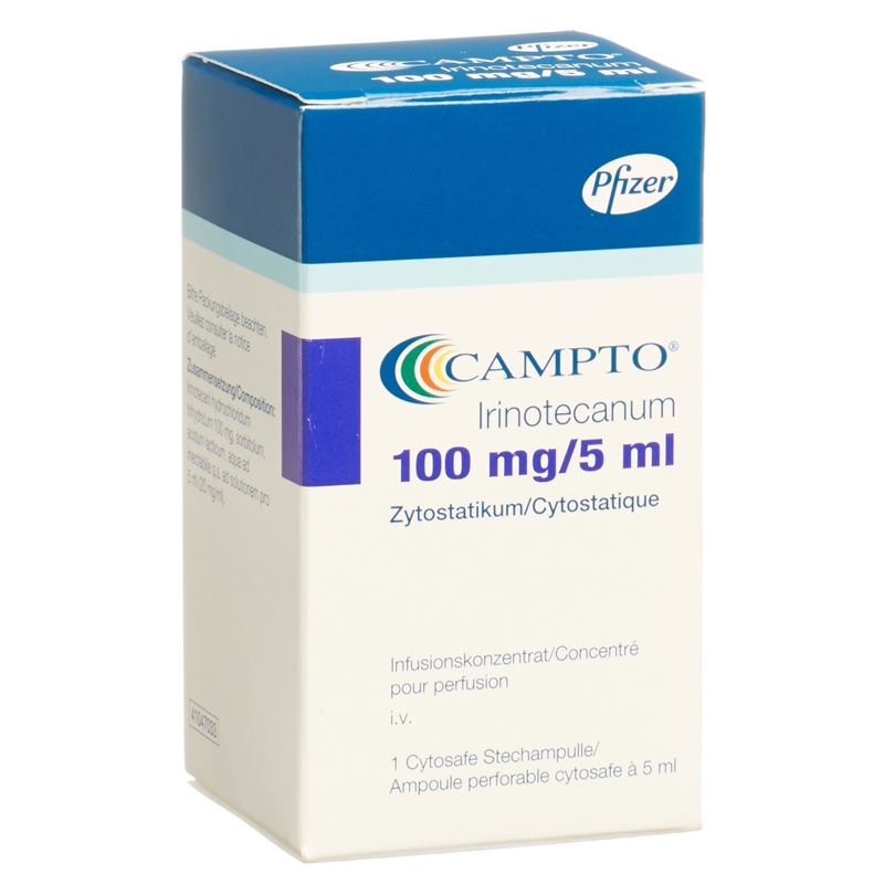 CAMPTO Inf Konz 100 mg/5ml Cytosafe 5 ml