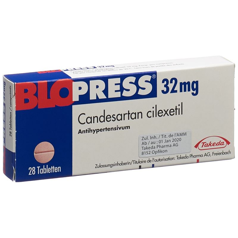 BLOPRESS Tabl 32 mg 28 Stk