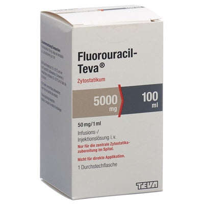 FLUOROURACIL Teva 5000 mg/100ml Durchstf 100 ml