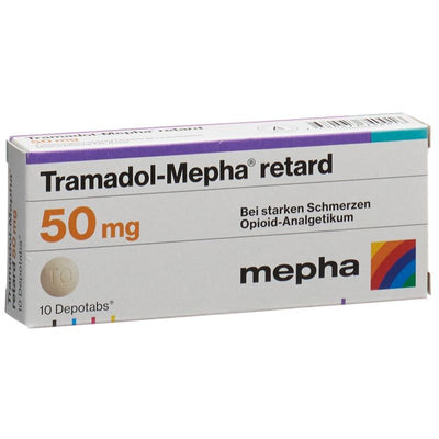 TRAMADOL Mepha retard Ret Tabl 50 mg 10 Stk