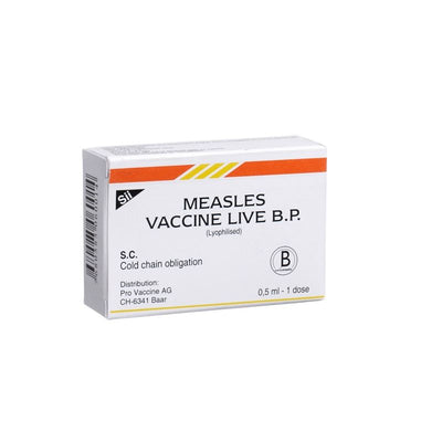 MEASLES Vaccine live Trockensub c Solv Amp 0.5 ml