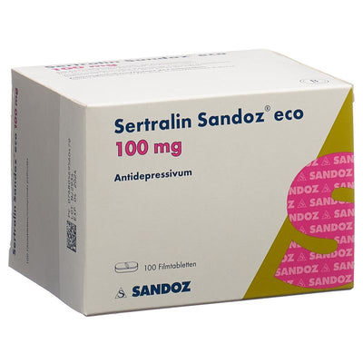 SERTRALIN Sandoz eco Filmtabl 100 mg 100 Stk