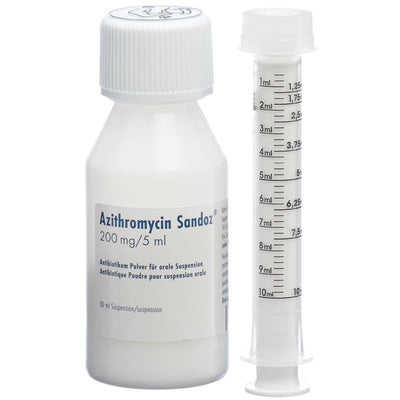AZITHROMYCIN Sandoz 200 mg/5ml f Susp Fl 30 ml - CONTENTFRONT