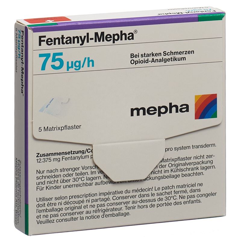 FENTANYL Mepha Matrixpfl 75 mcg/h 5 Stk