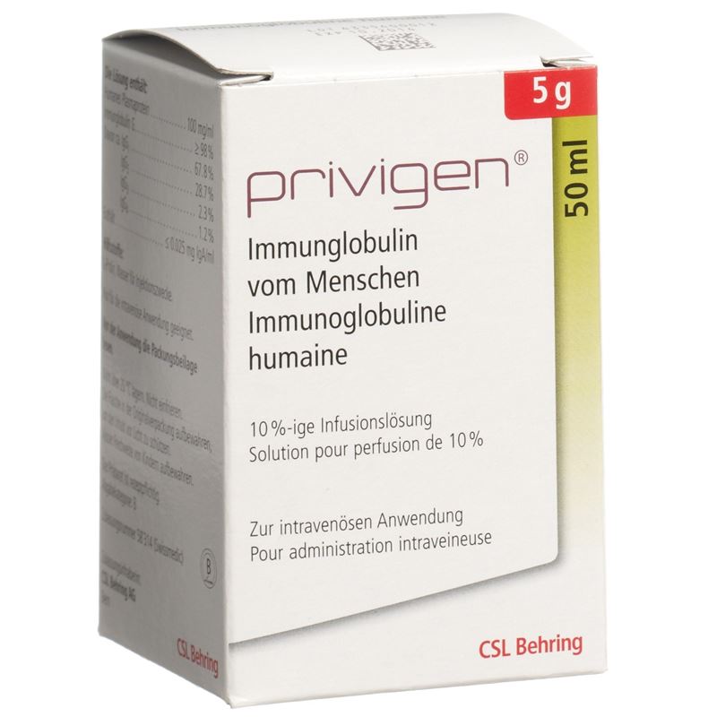 PRIVIGEN Inf Lös 5 g/50ml i.v. Durchstf 50 ml