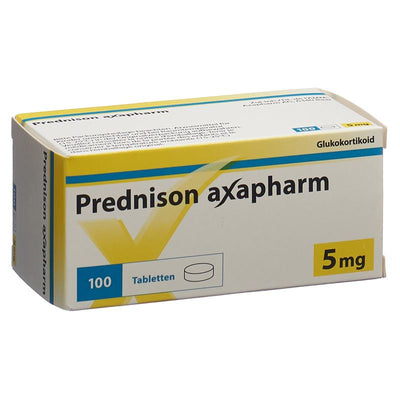 PREDNISON axapharm Tabl 5 mg 100 Stk