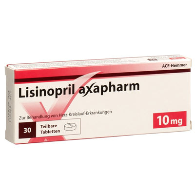 LISINOPRIL axapharm Tabl 10 mg 30 Stk