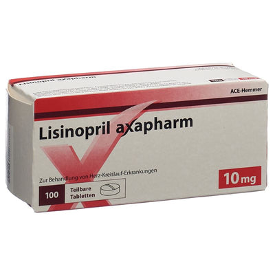 LISINOPRIL axapharm Tabl 10 mg 100 Stk