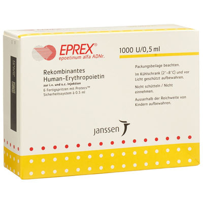 EPREX 1000 IE/0.5ml (Protecs) 6 Fertspr 0.5 ml