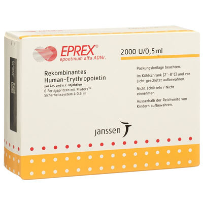 EPREX 2000 IE/0.5ml (Protecs) 6 Fertspr 0.5 ml