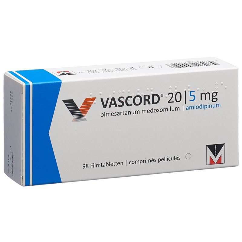 VASCORD Filmtabl 20/5 mg 98 Stk