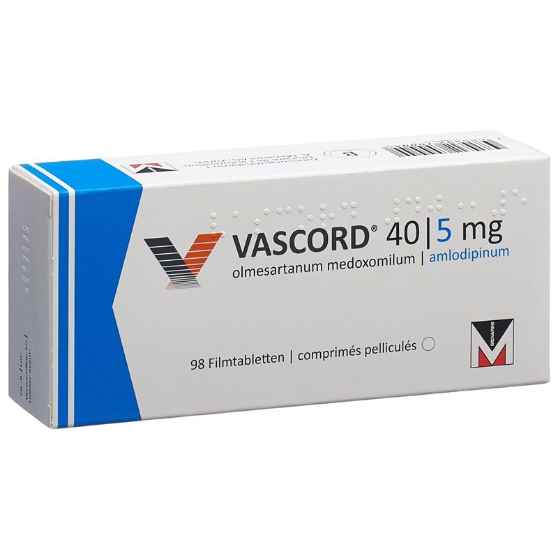 VASCORD Filmtabl 40/5 mg 98 Stk