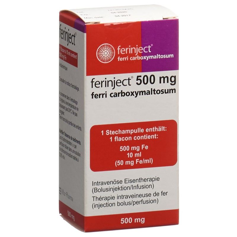 FERINJECT Inj Inf Präp 500 mg/10ml Durchstf 10 ml