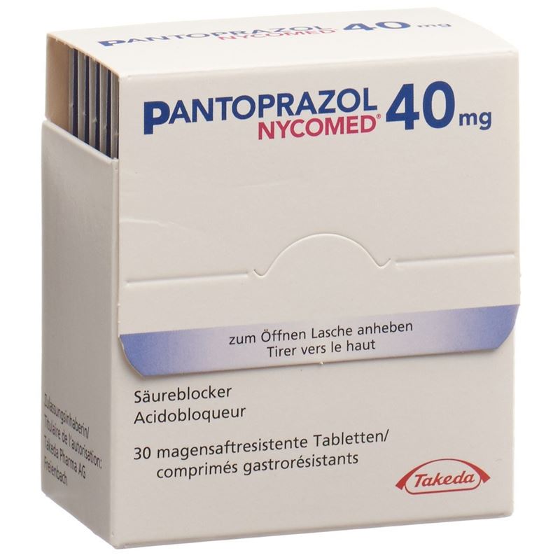 PANTOPRAZOL Nycomed Filmtabl 40 mg 30 Stk