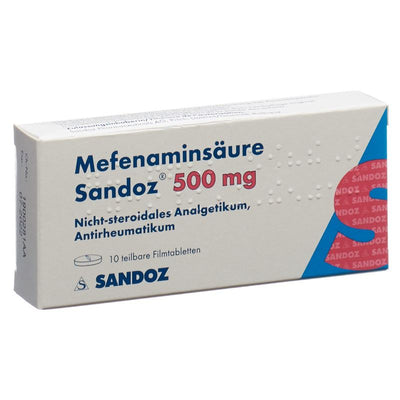 MEFENAMINSÄURE Sandoz Filmtabl 500 mg 10 Stk