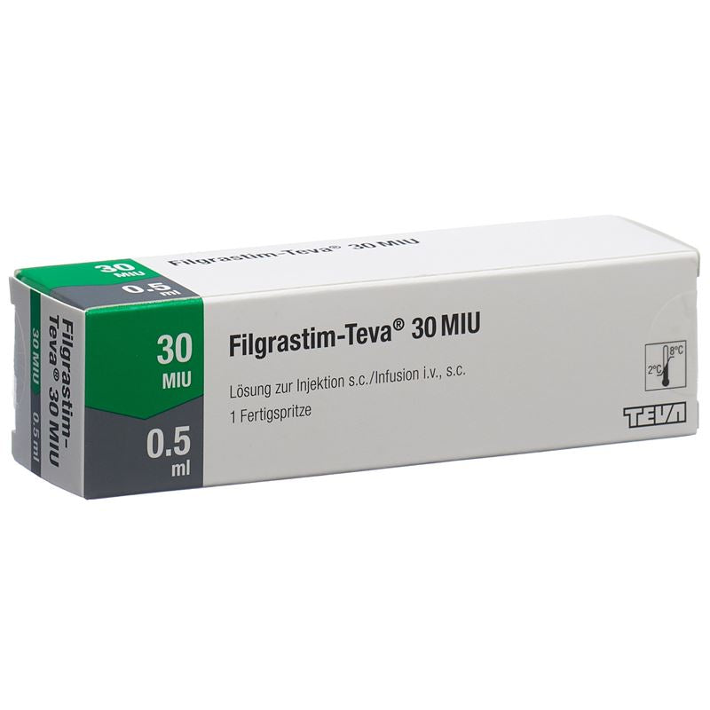 FILGRASTIM Teva 30 Mio E/0.5ml Fertspr 0.5 ml