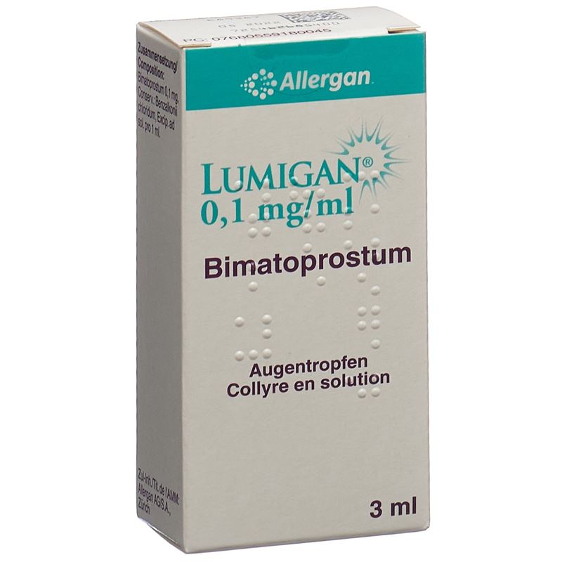 LUMIGAN Gtt Opht 0.1 mg/ml Fl 3 ml