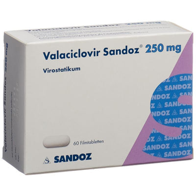 VALACICLOVIR Sandoz Filmtabl 250 mg 60 Stk